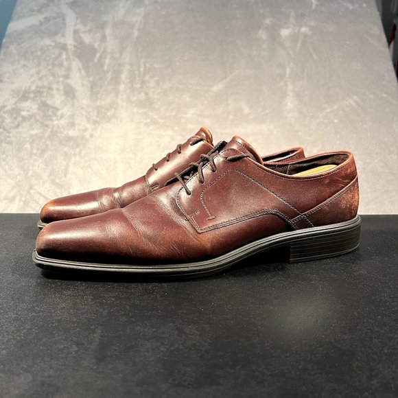 ECCO Square Toe Dress Shoes Men\'s 13 Brown Classic Dress Shoes main image 8